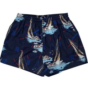 Vintage Polo Sport Ralph Lauren Sailing Swim Trunks (Size L)